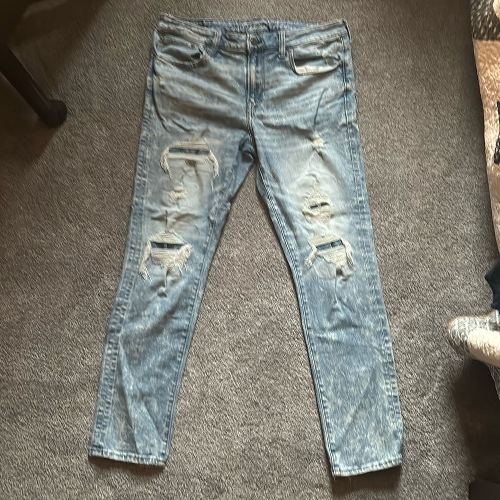 Ripped Faded blue 36x32 American Eagle Ne(x)t Level Airflex